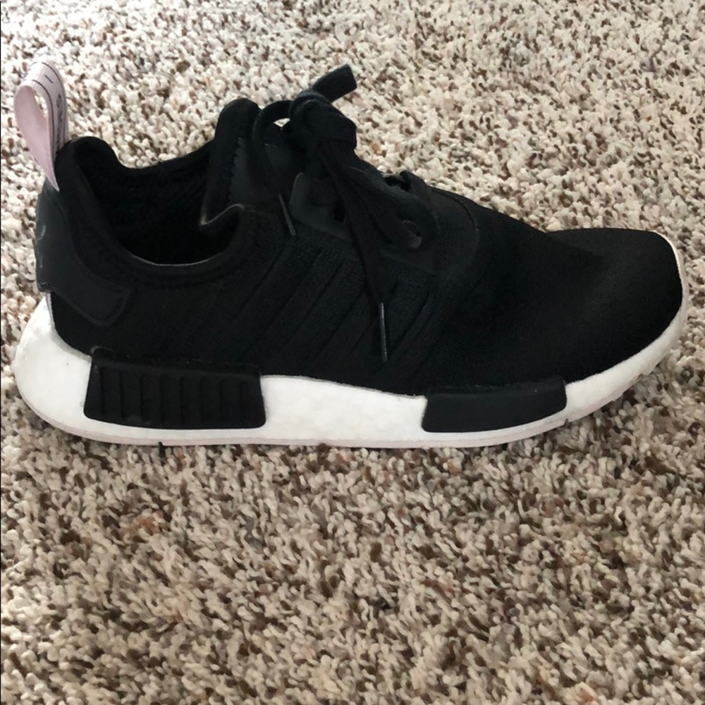 Women’s black Adidas NMD